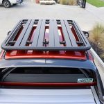 upper view of roof racks on Ford Ranger