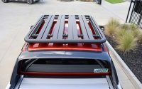 upper view of roof racks on Ford Ranger