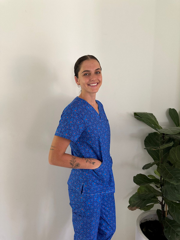 Printed Scrub